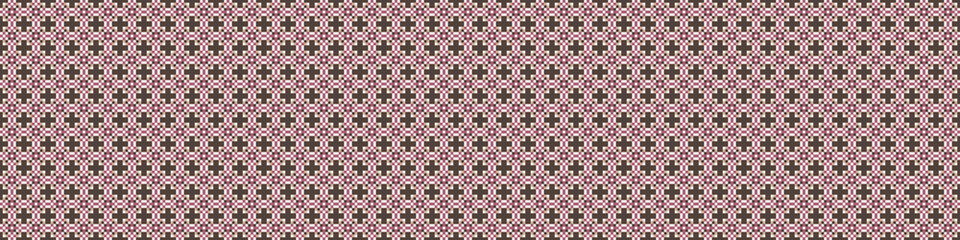 Abstract Cross Pattern Dots Logo generative computational art illustration