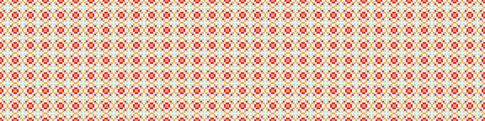 Abstract Cross Pattern Dots Logo generative computational art illustration