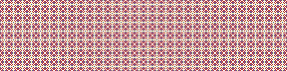 Abstract Cross Pattern Dots Logo generative computational art illustration