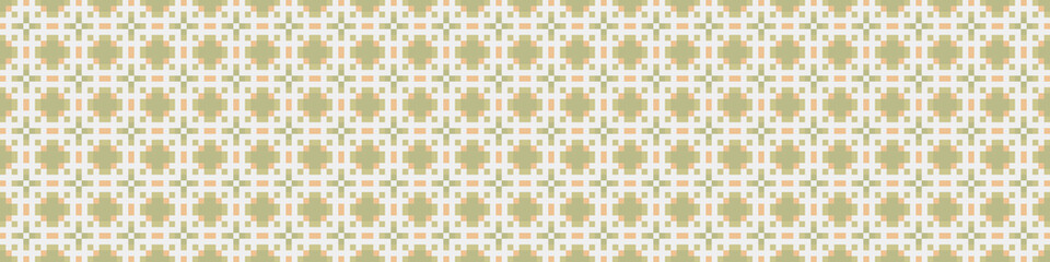 Fototapeta premium Abstract Cross Pattern Dots Logo generative computational art illustration