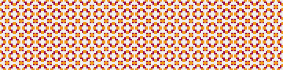 Abstract Cross Pattern Dots Logo generative computational art illustration