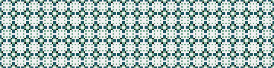 Abstract Cross Pattern Dots Logo generative computational art illustration