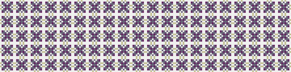 Fototapeta premium Abstract Cross Pattern Dots Logo generative computational art illustration