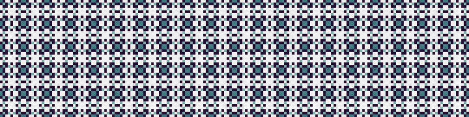 Abstract Cross Pattern Dots Logo generative computational art illustration