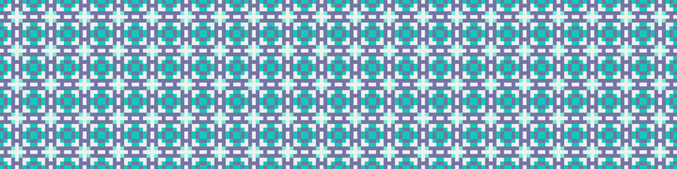 Abstract Cross Pattern Dots Logo generative computational art illustration