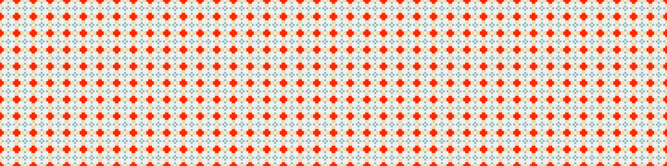 Abstract Cross Pattern Dots Logo generative computational art illustration