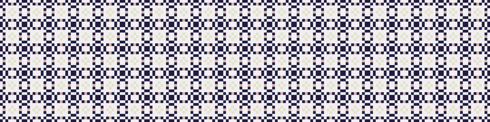 Fototapeta premium Abstract Cross Pattern Dots Logo generative computational art illustration