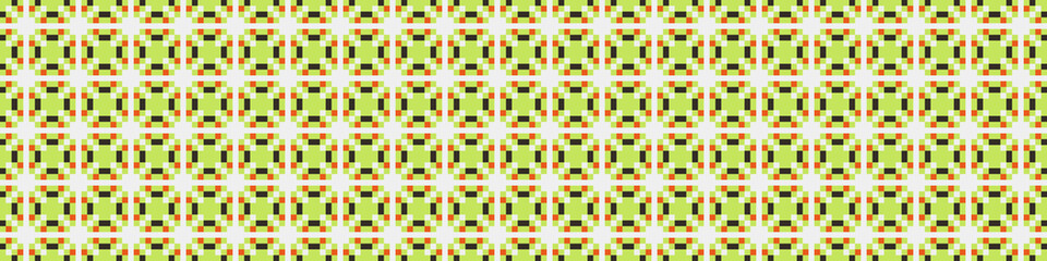 Fototapeta premium Abstract Cross Pattern Dots Logo generative computational art illustration