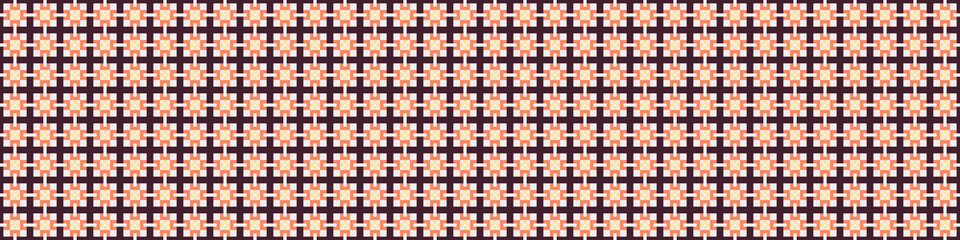 Abstract Cross Pattern Dots Logo generative computational art illustration