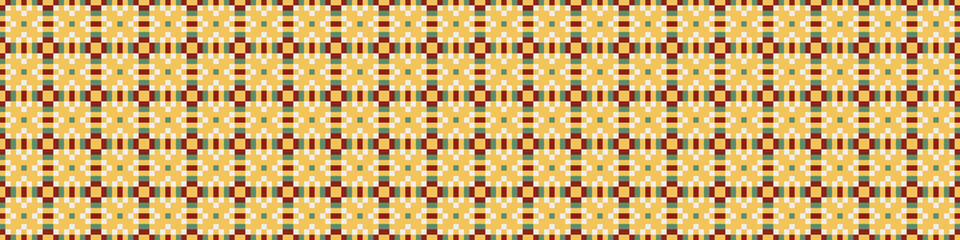 Abstract Cross Pattern Dots Logo generative computational art illustration