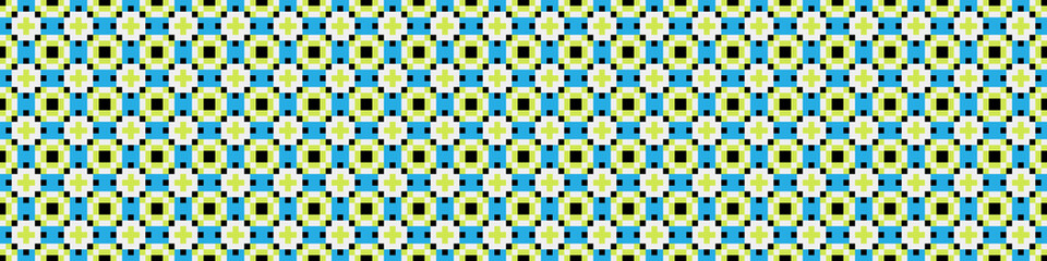 Abstract Cross Pattern Dots Logo generative computational art illustration