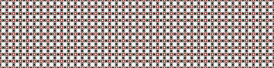 Fototapeta premium Abstract Cross Pattern Dots Logo generative computational art illustration