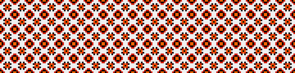 Abstract Cross Pattern Dots Logo generative computational art illustration