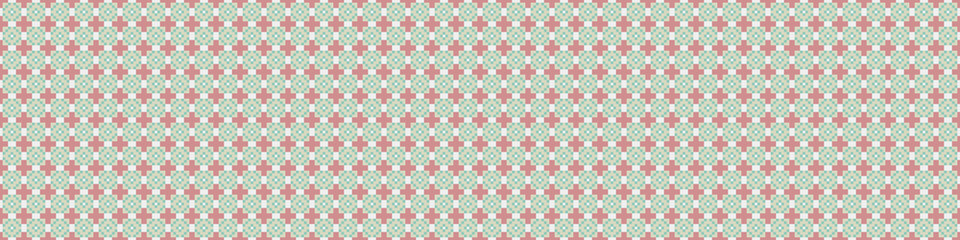 Abstract Cross Pattern Dots Logo generative computational art illustration