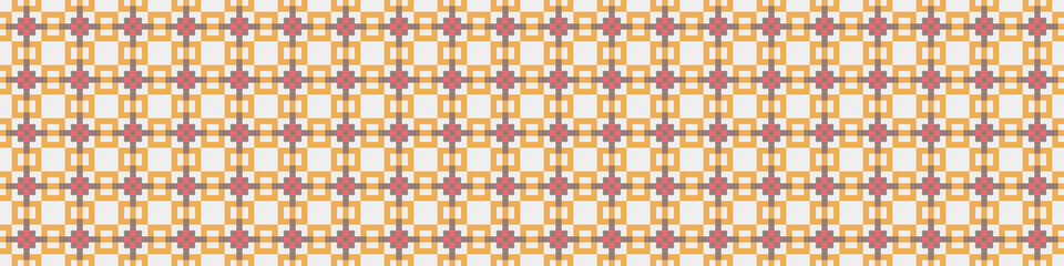 Abstract Cross Pattern Dots Logo generative computational art illustration