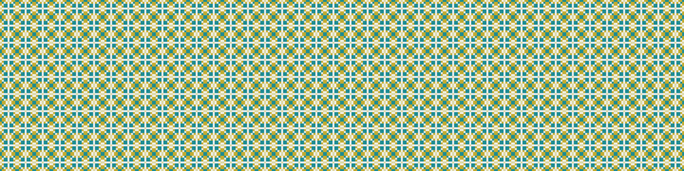 Abstract Cross Pattern Dots Logo generative computational art illustration