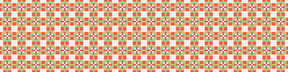 Abstract Cross Pattern Dots Logo generative computational art illustration