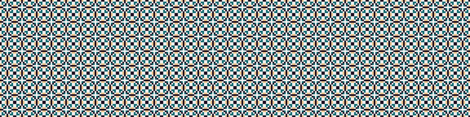 Abstract Cross Pattern Dots Logo generative computational art illustration