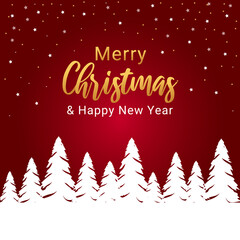 Merry Christmas and happy new year background