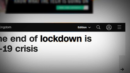 Coronavirus in the headlines of media news around the world. Media news headline alert. Global pandemic coronavirus. Corona virus concept. COVID-19
