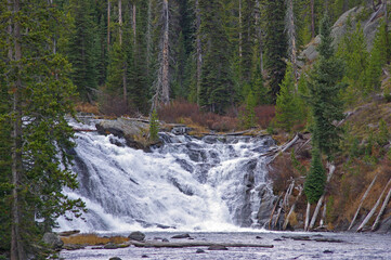 National Parks, Lewis Falls, Yellowstone National Park, Wyoming