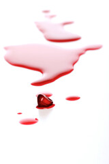 Studio shot of pomegranate fruit