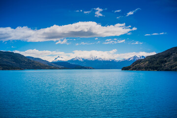 Obraz premium General Carrera Lake, Carretera Austral, Patagonia - Chile.