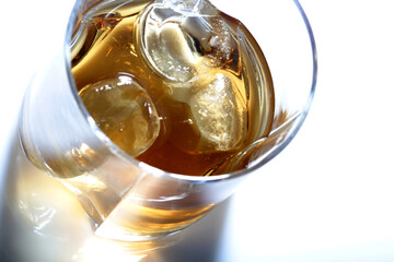 Glass of whisky - studio shot