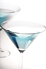 Drink in martini glass - close-up