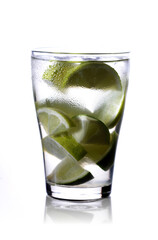 Studio shot of drink on white background