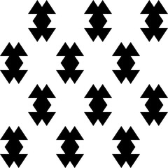 Seamless pattern. Figures vector. Ethnic ornament. Mosaics background. Geometric motif. Folk image. Simple shapes backdrop. Tribal wallpaper. Digital paper, web design, textile print.