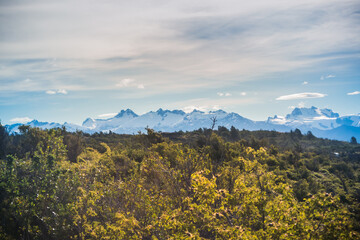 Fototapeta na wymiar Mountains at Carretera Austral, Patagonia - Chile.