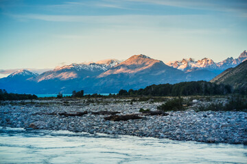 River at Carretera Austral, Patagonia - Chile.