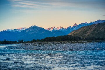 River at Carretera Austral, Patagonia - Chile.