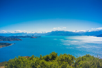 Fototapeta na wymiar General Carrera Lake, Carretera Austral, Patagonia - Chile.