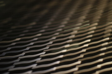 Morning light through the window shutter