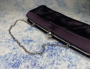 beautiful purple clutch bag supply