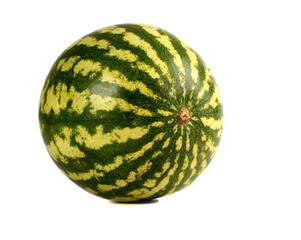 Three water melons on white background