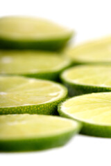 Limon on white background - close-up