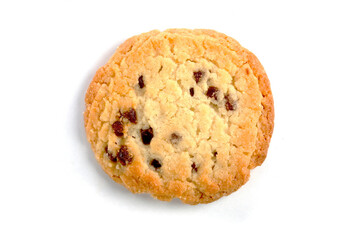 Cookies on white background- studio shot