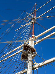 Sailing ship mast.