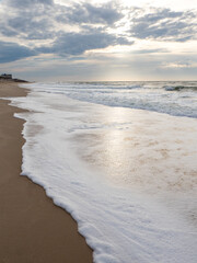 Westerland beach on the island Sylt in Germany
