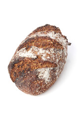 Bread on white backgorund - close-up