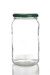 Studio shot of jar on white background