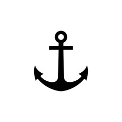 Anchor icon vector. Anchor symbol logo. Anchor marine icon.