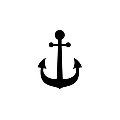 Anchor icon vector. Anchor symbol logo. Anchor marine icon.