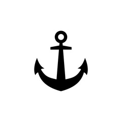Anchor icon vector. Anchor symbol logo. Anchor marine icon.
