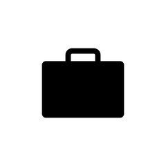 Briefcase icon vector. suitcase icon. luggage symbol.