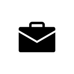 Briefcase icon vector. suitcase icon. luggage symbol.