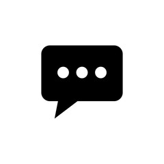 Chat icon vector. speech bubble icon. comment icon vector. message. contact us